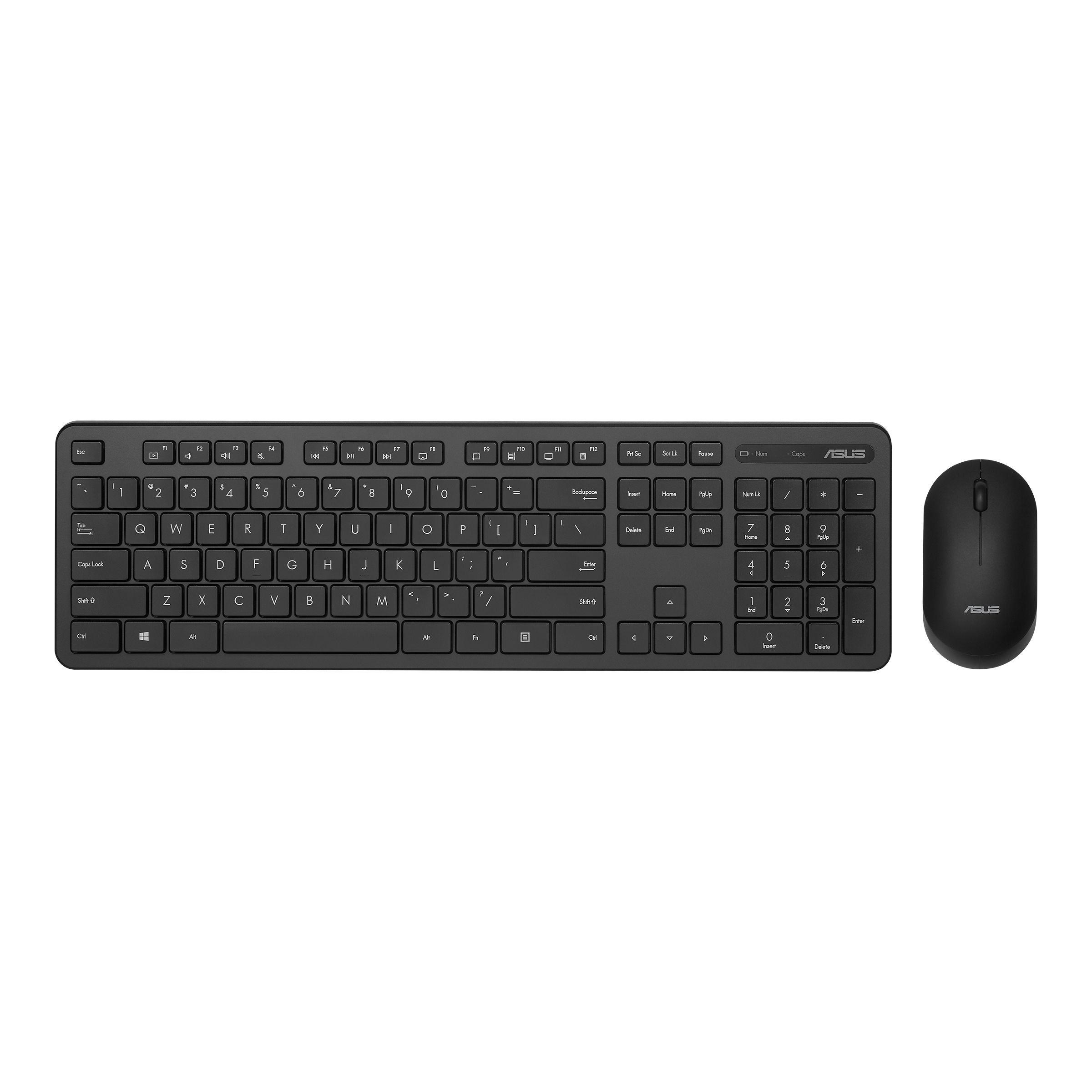 ASUS CW100 - Draadloos toetsenbord en muis - QWERTZ - Duits - Zwart