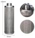 Filtre à eau à contre-lavage - Cartouche de préfiltre de rechange - Matériau de tamis en acier inoxydable - Raccord DN15 - Débit de 6 litres par minute - Montage vertical - 76-6