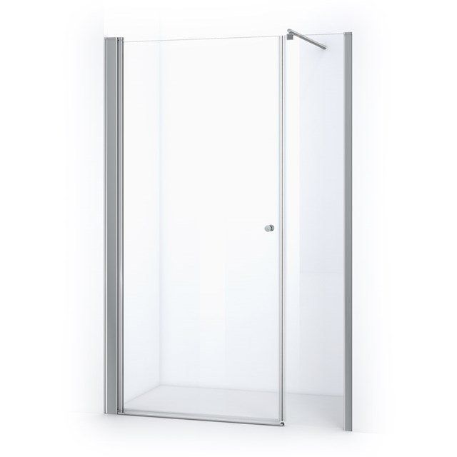Maxaro Douchewand met Draaideur Zircon Comfort 150cm Chroom - 6095854435423