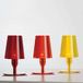 Kartell Lampe de table Take Designer, ambre, hauteur 31 cm