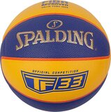 Spalding TF33 3X3 Game Basketball - Yellow / Blue | Size: 6