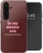 Selencia Hoesje - Geschikt voor Samsung Galaxy S25 - Backcover - Delulu