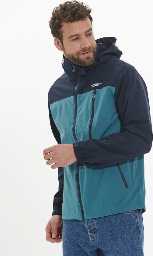 Weather Report DELTON W-PRO15000 Regenjas - Petrol - Maat XXXL - Herfst/Winter 2022 - Heren