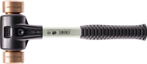 Halder SIMPLEX soft face hamer, Lengte 330 mm, Kop Ø 40 mm