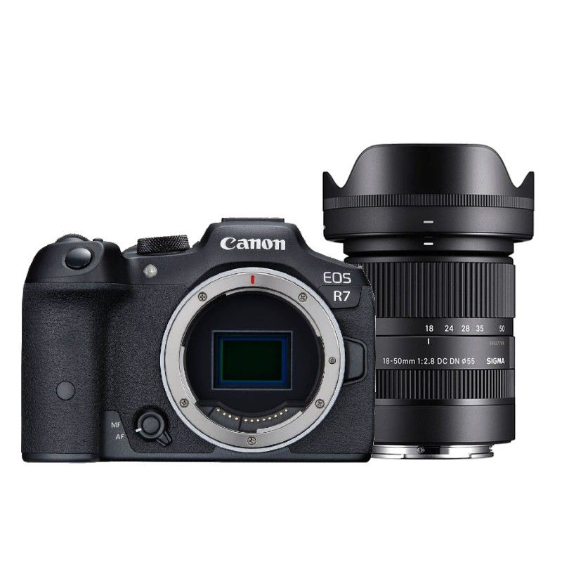 Canon EOS R7 + Sigma 18-50mm F/2.8 DC DN Lens Kit - Canon RF Mount