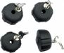 Peruzzo knop met slot afsluitbaar 04 - Zwart