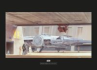 Star Komar Star Wars Classic RMQ Mos Eisley Hangar - 70 x 50 cm - Muurschildering, Posters, Kunstdruk (zonder lijst)