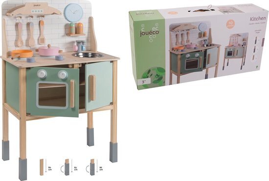 Joueco Jouéco® - Houten keuken met accessoires