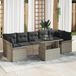 Maison Exclusive - Ensemble de jardin 8 places, gris clair