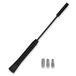 HEYNER Premium reservestaaf voor antenne, aluminium, zwart, 15 cm
