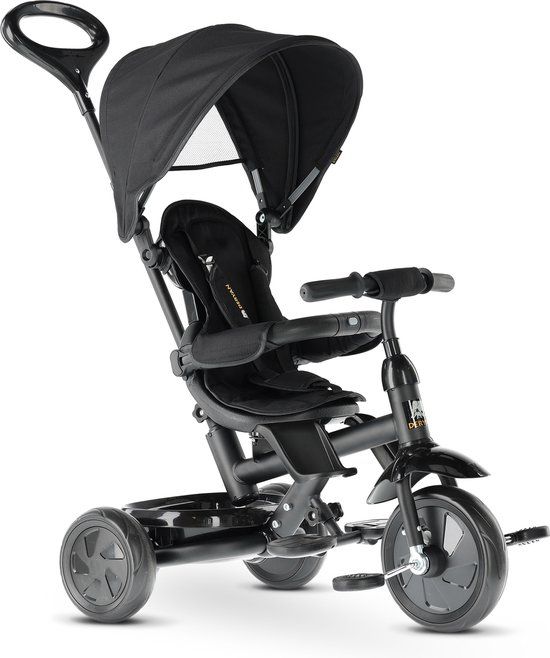 Deryan Adventurer Driewieler - Zwart | Max. 25 kg | Zwart