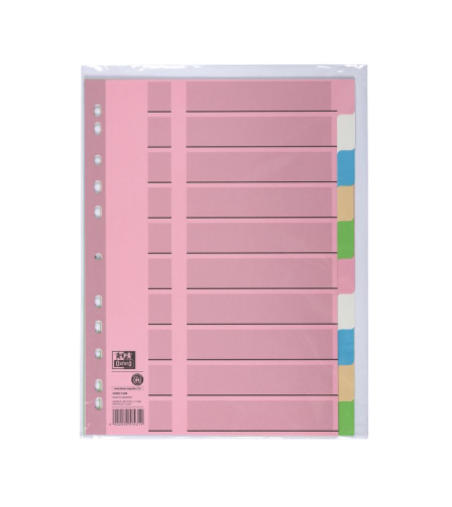 Oxford A4 Tabblad - Polypropyleen (PP) - Meerkleurig - 1 stuk(s)