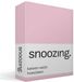 Snoozing Katoen-satijn Hoeslaken - 1-persoons (70x200 cm) - Roze