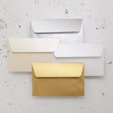 Clairefontaine Stuifmeel Enveloppen 90x140 mm Zilver (20 stuks)