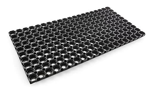 Jimmy Gum Jimmy Gum™ - Voetmat - 60 x 40 cm - Rubber - Buiten - 2.2 cm dik - Regenbestendig - Gemakkelijk te reinigen - Deurmat