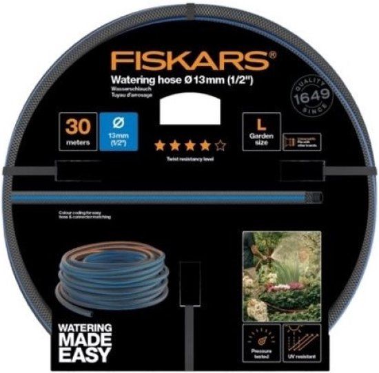Fiskars Tuinslang 13 mm (1/2") 30 m - 1027105
