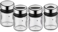 WMF Depot Salt & Pepper Shaker Set - 4 Pieces - Black & Transparent