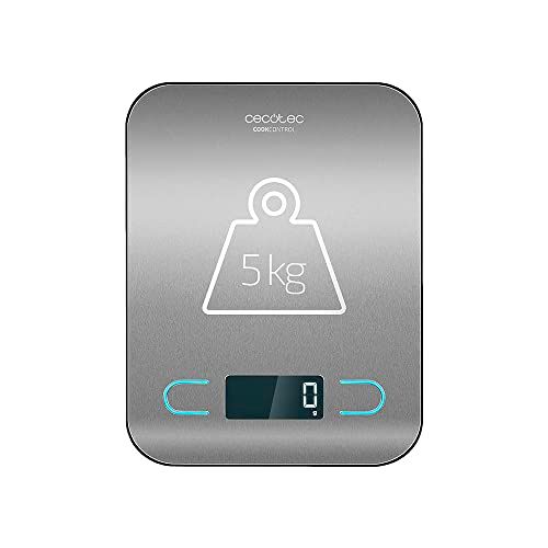 Cecotec CookControl Digitale keukenweegschaal - 5 kg - RVS - LCD