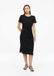 s.Oliver Midi jersey jurk met knoopdetail