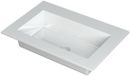 Wastafel INK Kraft Wastafel Enkele Bak Zonder Kraangat - 700x450x10 mm - Glans Wit