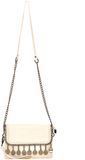 Faina NAEMI Schoudertas zilver / offwhite