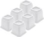 JustValue Rehausseur de meubles set - Augmente de 13 cm - Max. 600 kg - Blanc