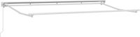 VidaXL Zijde frame blauw en wit 350 x 200 cm polyester met pu-coating