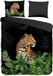 Pure dekbedovertrek luipaard - 1 persoons 140x200/220 cm - Zwart - Microvezel
