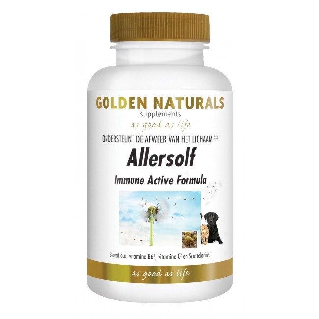 Golden Naturals Allersolf immune actieve formule 60 CA