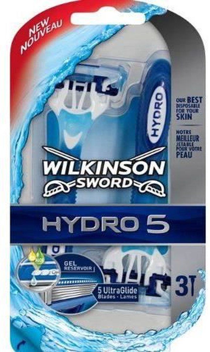 Wilkinson Hydro 5 wegwerpscheerapparaten x3