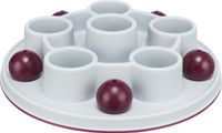 Trixie Cat Activity - Intelligentiespel Pentagon - Wit/Bordeaux - 28x28 cm