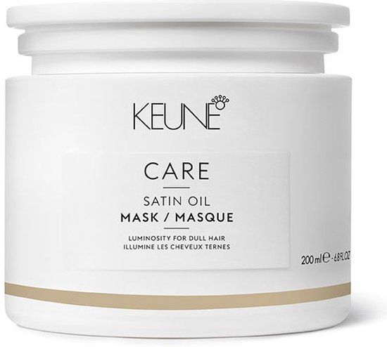 Keune Care Satin Oil Mask 200 ml. | Siliconenvrij | Geschikt voor alle haartypes