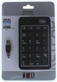 T'nB MPV1 notebook USB Zwart numeriek toetsenbord