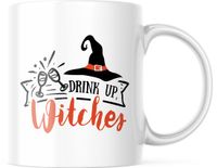 DreamGifts Solanex BV Grappige Halloween Mok 'Drink Up Witches' | Heksen Koffiekop, Spooky Seizoen Cadeau, Keramische Beker 330ml