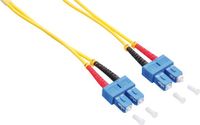 LogiLink FP0SC01 InfiniBand en Glasvezelkabel 1 m SC Geel