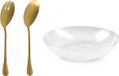 PlasticForte Bol à salade plastique - Transparent - D30 cm