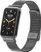 By Qubix Qubix Milanese Bandje met Case - Zwart - Geschikt voor Xiaomi Smart Band 7 Pro / Mi Band 7 Pro