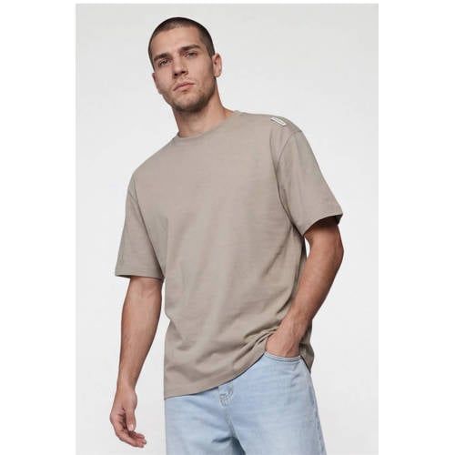 Shoeby Relaxed Fit T-shirt met Logo - Lichtgroen