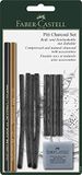 FABER-CASTELL Pitt Charcoal-teken set, 10-delig