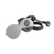LEGRAND, Incara Disq 80, USB A+C oplaadstopcontact, FTP Cat. 6 RJ 45 datadoos, tafelstopcontact, inbouwstopcontact, meervoudige oplader, 15 W, 2 m kabel, 2P+E-stekker, zwart met metalen sluiting