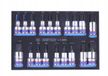 KING TONY 9-4129PRV Bit Socket Set voor Eva Trolley, 1/2 Inch Drive, 19 Stuks