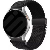 Strap-it Samsung Galaxy Watch 5 - 44mm gevlochten band met P-buckle (zwart)