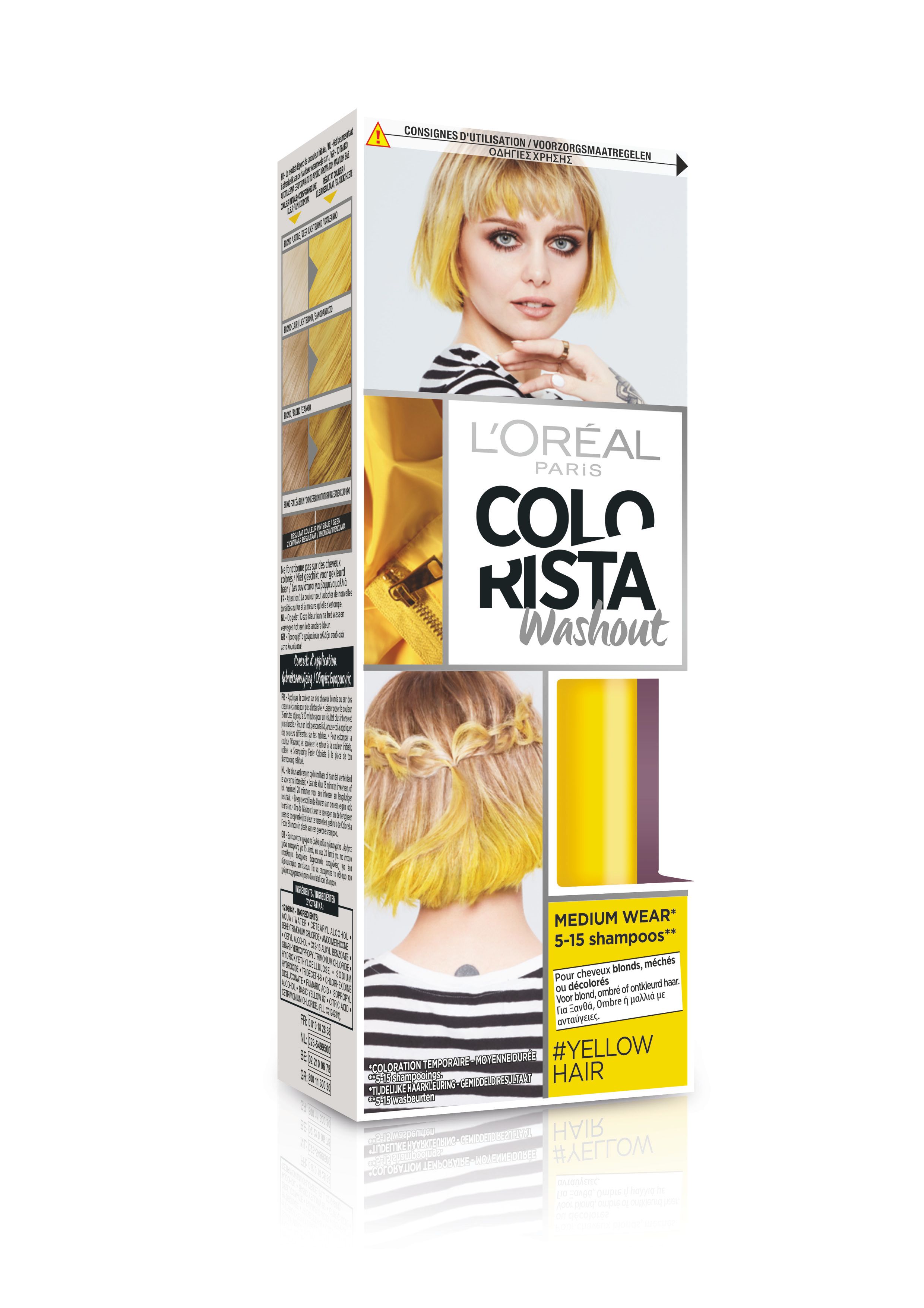 L'Oréal Colorista Yellow Washout 1-2 Weken Haarkleuring