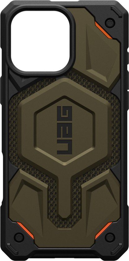 Urban Armor Gear UAG - Monarch Pro Mag Case voor iPhone 16 Pro Max - Kevlar Groen