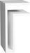 MAZE Étagère murale F-shelf Droite 42 X 25 X 21 Cm Bois Blanc