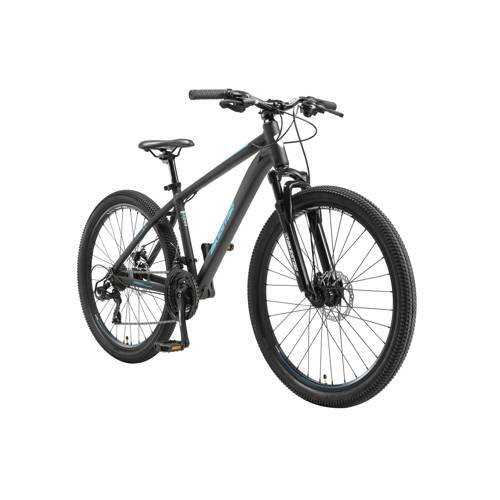 bikestar hardtail MTB, Sport, 26 inch, 21 speed, zwart/blauw
