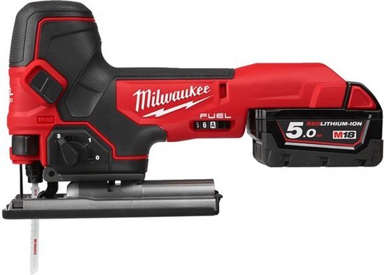 Milwaukee M18 FBJS-502X 18V Li-ion accu decoupeerzaag set (2x 5.0Ah accu) in HD-Box - koolborstelloos