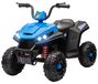 Voiture électrique pour enfants - Voiture à quatre roues avec siège - Éclairage et musique - Ressorts - 5 km/h - 50 minutes d'autonomie - Bleu