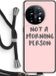 Case Company® - OnePlus 11 Case with Cord - Morning person - Black Cord - Back Cover