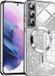 Techsuit Luxury Glitter Back Cover hoesje met MagSafe pour Samsung Galaxy S21 - Zilver